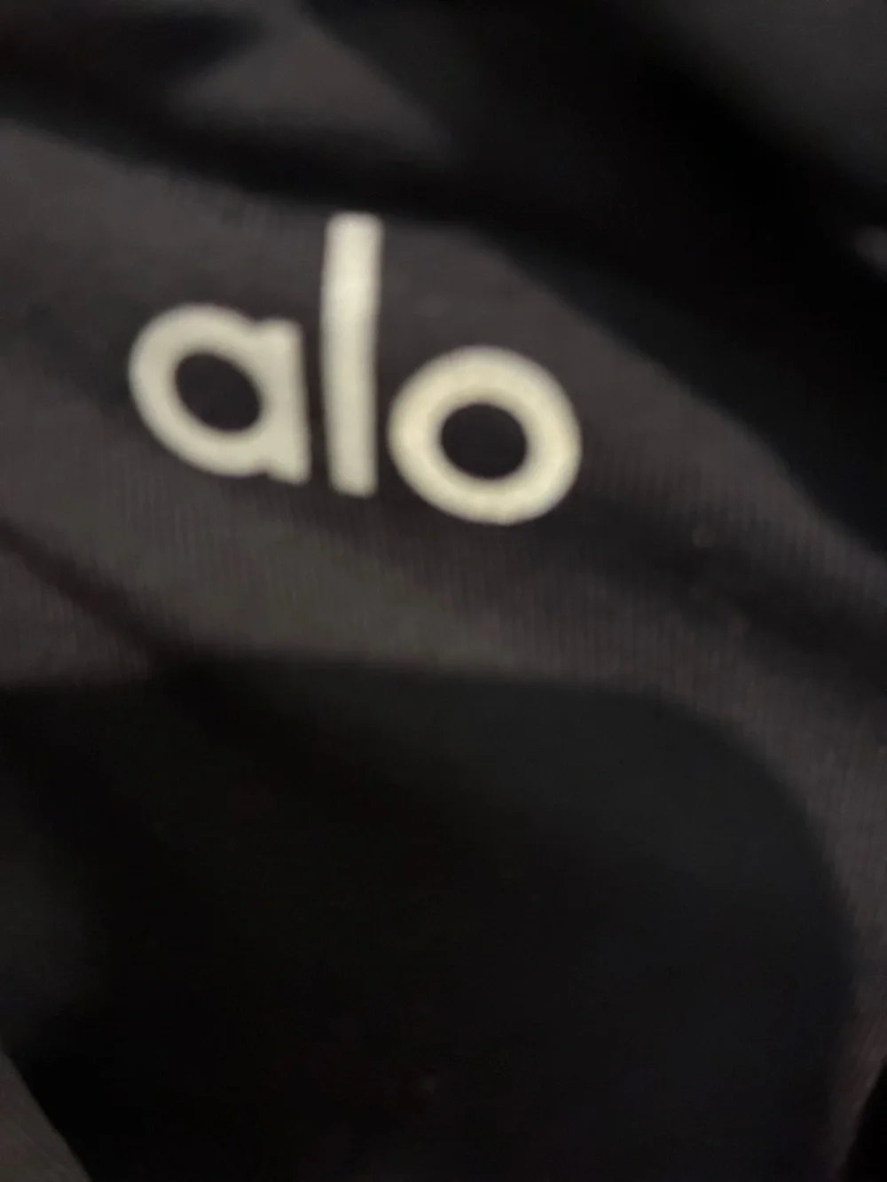 ALO Yoga Black Scoop Neck Tank